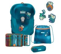 Scout Schulranzen Set Sunny II Exklusiv Superflash Seadragon