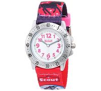 Scout Uhren Mädchen Analog Quarz Uhr mit Textilband Armband 1