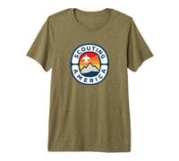 Scouting America Vintage Eighties Outdoor Logo Premium T-Shirt