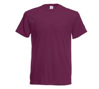 Screen Stars Fruit Of The Loom Original Herren T-Shirt, Kurzarm (Burgunder) L