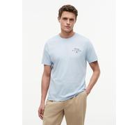 SCRIPT STACK REGULAR TEE Breezy Blue - Gr. - L
