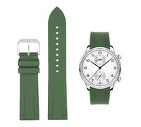 SCRUBY FKM Fluorkautschuk-Uhrenarmband für IWC Pilot Portugal Portofino, Band für Le Pe Prince Armband, Schnellverschluss, 20 mm, 22 mm, 20mm, Azetat, Kein Edelstein