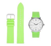 SCRUBY FKM Fluorkautschuk-Uhrenarmband für IWC Pilot Portugal Portofino, Band für Le Pe Prince Armband, Schnellverschluss, 20 mm, 22 mm, 22mm, Azetat, Kein Edelstein
