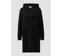 Scuba-Kleid mit Eingrifftaschen und Kapuze 46 schwarz 2170103.9999.46