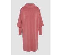 Scuba-Kleid mit Stehkragen und Layering-Detail 40 Rosa 2160120.4507.40