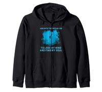 Scuba Ocean Soul Zitat Unterwasser Reef Diver Kunstwerk Kapuzenjacke