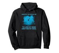 Scuba Ocean Soul Zitat Unterwasser Reef Diver Kunstwerk Pullover Hoodie