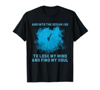 Scuba Ocean Soul Zitat Unterwasser Reef Diver Kunstwerk T-Shirt