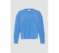 s.Oliver Scuba-Sweatshirt aus Modalmix mit Faltendetail Royalblau 38