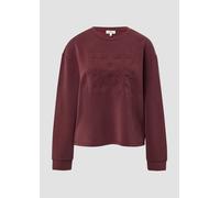 Scuba-Sweatshirt im Relaxed Fit mit Prägung 36 rot 2172318.39D0.36