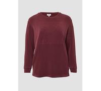 Scuba-Sweatshirt im Relaxed Fit mit Prägung 54 rot 2177895.39D0.54