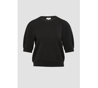 Scuba-Sweatshirt mit Faltendetails 36 schwarz 2164082.9999.36