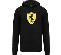 Scuderia Ferrari Puma Kapuzenpullover "Shield" in schwarz L