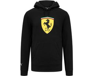Scuderia Ferrari Puma Kapuzenpullover "Shield" in schwarz L