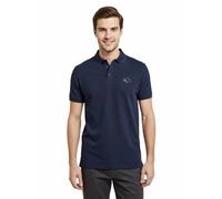SCUOLA NAUTICA ITALIANA Poloshirt für Herren, kurzärmlig, Piqué-Baumwolle, sportlich, 158882 Navy, Medium