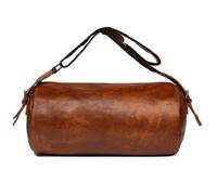 SCZWP8 Rucksack Stilvolle Vintage-Leder-Schultertasche - Vielseitiger Brust-Schulter-Rucksack für Herren | Praktische Umhängetaschen für den lässigen Tagesrucksack | Braun