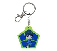 SD TOYS Chibi Yoichi Isagi Blue Lock Schlüsselanhänger, Acryl, Grün, grün, S