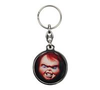 SD TOYS Chucky runder Schlüsselanhänger aus Metall, bunt, S