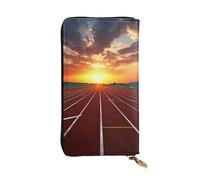 SDTYKHJ Damen Geldbörse Clutch Große Kapazität Lange Geldbörse Dämmerung Laufbahn Leder Damen Kartenhalter Reise Geldbörse