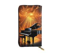 SDTYKHJ Damen Geldbörse Clutch Große Kapazität Lange Geldbörse Musiktheater Leder Damen Karte Handy Halter Reise Geldbörse