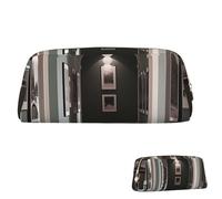 SDTYKHJ Federmäppchen für Flur, Dekoration, großes Federmäppchen, tragbare Münztasche, ästhetische Kosmetiktasche, Leder, Make-up-Tasche, Gold, Einheitsgröße