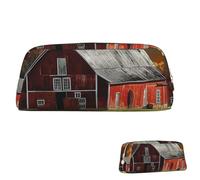 SDTYKHJ Federmäppchen, groß, tragbar, Münztasche, ästhetische Kosmetiktasche, Leder, Make-up-Tasche, Gold, One Size