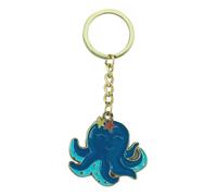 Sea-Club Schlüsselanhänger - Krake Anhänger Zink 5x4cm goldfarben & emailliert