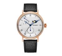 SEA-GULL 2021 New Seagull Herren Automatische Mechanische Uhr Business Casual Mondphasenuhr Weltraumforschung Geschenkbox Set 819.11.6092, gold, Armband