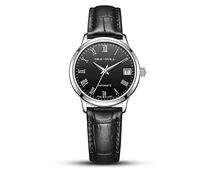 SEA-GULL 2022 Seagull Damenuhr Casual Business Automatik Mechanische Uhr Wasserdicht Lederband Schnalle Damen Uhr, Schwarz , Riemen