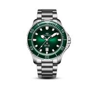 SEA-GULL Automatische mechanische Taucheruhr für Herren, Edelstahl, 300 m, wasserdicht, Business-Kleid, leuchtender Kalender, Armbanduhren, 44 mm, Ozean-Serie 1210, grün