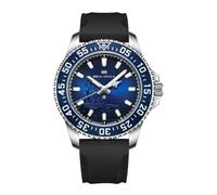 SEA-GULL Herren Automatik Mechanische Taucheruhren Ocean Series Dive Armbanduhr ST2500 Uhrwerk Automatischer Aufzug Leuchtend Saphirglas 20 Bar Wasserdicht 1083, Blaues Leder und Stahl