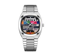 SEA-GULL Seagull Automatische mechanische Uhr, TV-Design, 36 mm, 50 m, wasserdicht, Armbanduhr für Herren und Damen, Luxusuhr Reloj Hombre 1051A/B, bunt, Armband