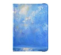 Sea Lighthouse Reisepasshülle aus Leder, dekorativ, für Herren, Kombi, Reisepasshülle, leicht, Leuchtturm, 1 size