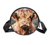 Sea Octopus Crossbody-Taschen für Damen, trendig, kreisförmig, Umhängetasche, runde Handtaschen, Mehrfarbig 15, Einheitsgröße