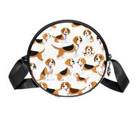 Sea Octopus Crossbody-Taschen für Damen, trendig, kreisförmig, Umhängetasche, runde Handtaschen, Mehrfarbig 10, Einheitsgröße