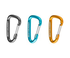 Sea To Summit - Karabinerhaken 3 Stk. - Grey/Blue/Orange