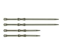 Sea to Summit Befestigungsgurte Stretch-Loc Strap 12 mm Mini - Burnt Olive, 4 Stk.