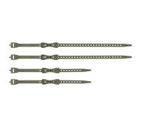 Sea to Summit Befestigungsgurte Stretch-Loc Strap 12 mm Mini - Burnt Olive, 4 Stk.