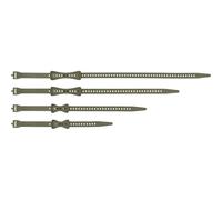 Sea to Summit Stretch-Loc Strap 4er Set (Größe burnt olive, weiss)