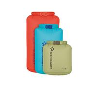 Sea To Summit - Set mit 3 wasserdichten Taschen - Ultra-Sil Dry Bag Set aus Silikon - Rot Rot one size