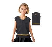 Seaehey Sweater Pullover Magie Cosplay Kostüm Weste V Neck Sleeveless Knitted Sweater Vest Sweatshirt Wizard Robe Halloween Carnival