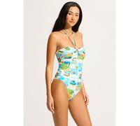 Seafolly Badeanzug in Türkis - Größe L | Damen Bademode