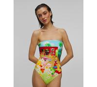 Seafolly Bandeau One Piece Damen-badeanzug 11099231-multi Mehrfarbig;Print M