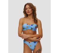 Seafolly Bustier Bandeau Bikini-top Für Damen 30574287-powderblue Print;Blau S