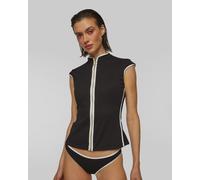 Seafolly Cap Sleeve Sunvest Bikini-top Für Damen 60303072-black Schwarz XL