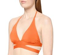 Seafolly Damen Active Halter Bikinioberteil, Orange Cantaloupe), 40 (Herstellergröße: 14)