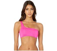 Seafolly Damen Active One Shoulder Bandeau Bikinioberteil Rosa Ultra Pink), 36 (Herstellergröße: 10)