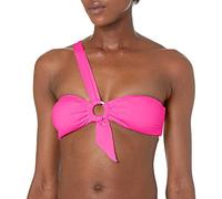 Seafolly Damen Active Ring Front Bandeau Bikinioberteil Rosa Ultra Pink), 36 (Herstellergröße: 10)