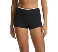 Seafolly Damen-Badeanzug Boyleg-Bikinihose, Beach Bound Black, 38