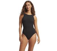 Seafolly Damen-Badeanzug mit hohem Ausschnitt und Rückenteil, Sea Dive Black, 42